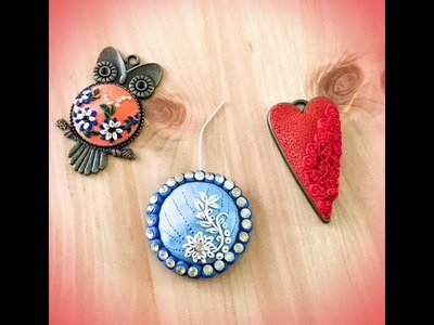 Polymer Clay Embroidery Technique