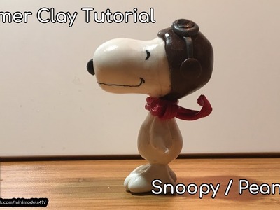 Polymer Clay Tutorial - Snoopy.Peanuts