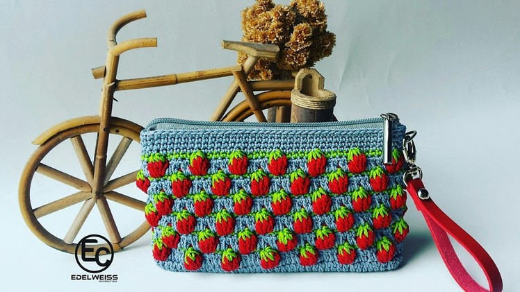 Preview : Crochet Pouch Handmade by Edelweiss