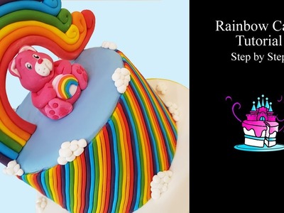 Rainbow Cake Tutorial - Step by Step