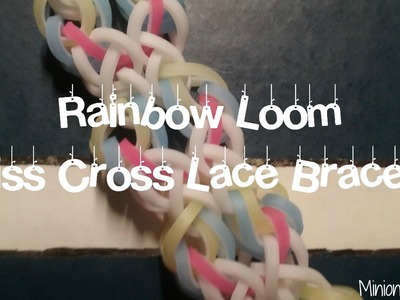 Rainbow Loom Criss Cross Lace Bracelet||Hook Only||Original Design