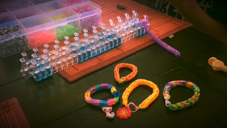 Rainbow loom fishtail bracelet