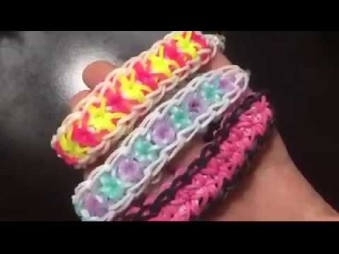 Rainbow Loom- X Butterfly Bracelet (Tutorial)