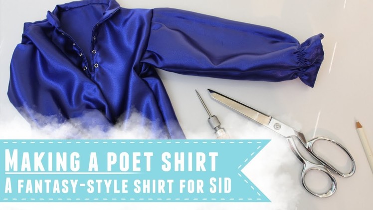 Sewing a fantasy-style poet shirt for Iplehouse SID