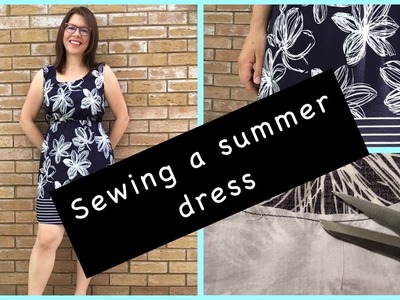 SEWING MY CLOTHES #6 MCCALLS SUMMER DRESS
