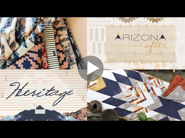 Sewing Projects made with Arizona After and Heritage Fabrics by April Rhodes