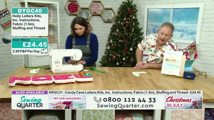 Sewing Quarter - Christmas in July Finale - 25th July 2017