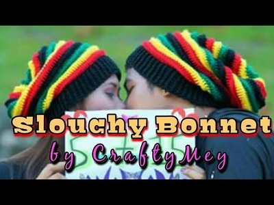 Slouchy Bonnet ( Part 1 ) | Crochet Rasta Bonnet