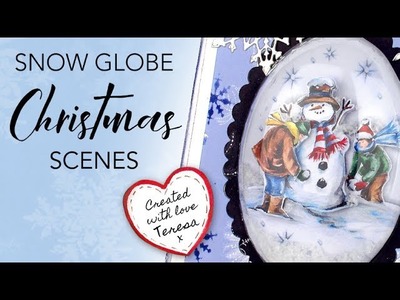 Snow Globe Christmas Scenes For Card Making & Papercrafting