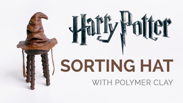 Sorting Hat with Polymer Clay - Harry Potter