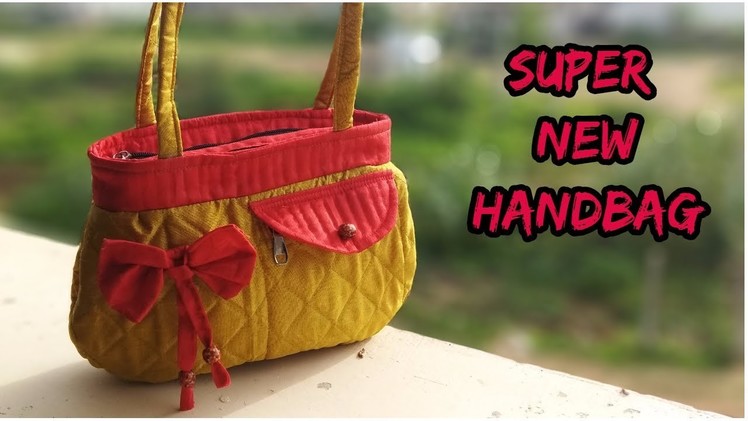 Super handbag make at home.handbag cutting and sewing in Hindi.