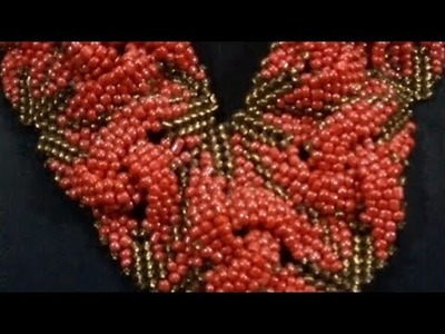 The Tutorial of this beautiful beaded jewelry