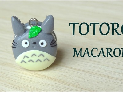 Totoro Macaron Polymer Clay Tutorial. Tuto Fimo Totoro