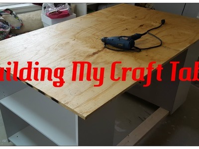 Tricia's Creations: Building My Craft Table