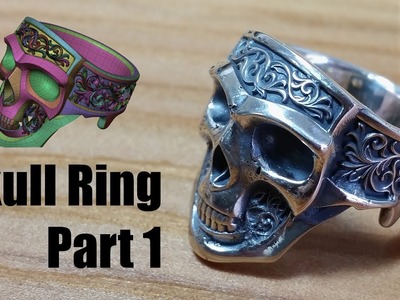 Zbrush - Making Jewelry - Silver Skull Ring - Part 1