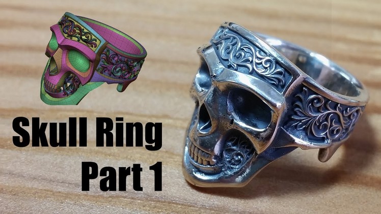 Zbrush - Making Jewelry - Silver Skull Ring - Part 1