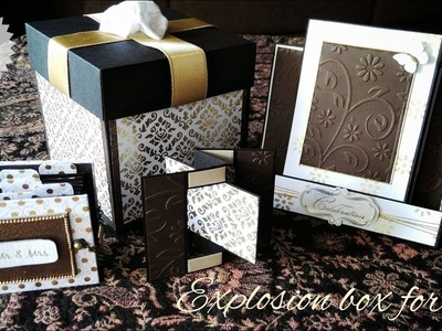 2.Explosion box-#DIY(Anniversary theme)gift ideas for boyfriend.Husband