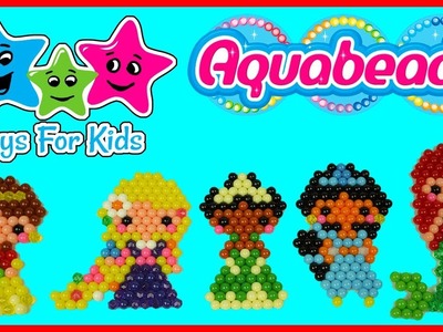 AquaBeads Disney Princess Ariel Belle Rapunzel Water Beads Toys for Girls