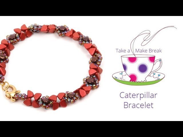 Caterpillar Bracelet | Take a Make Break with Beads Direct
