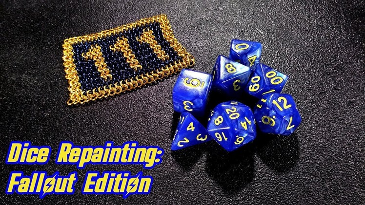 Dice Repainting: Fallout Edition - DIY with Cly Ep. 9