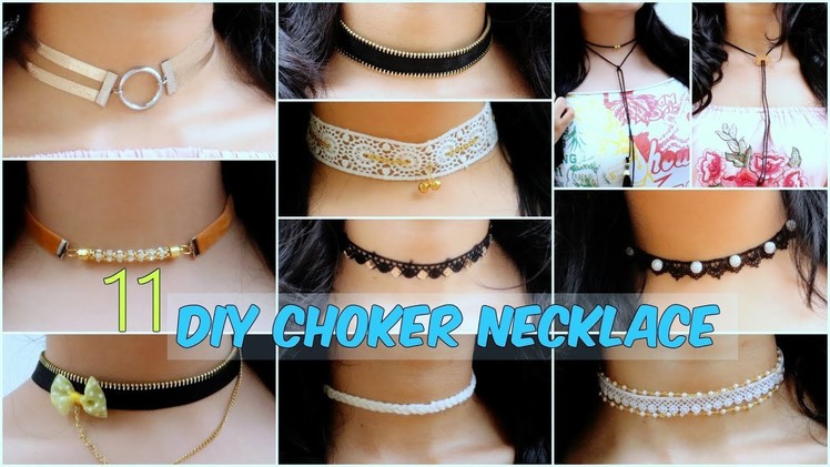 DIY: 11 Quick And Easy Choker Necklace