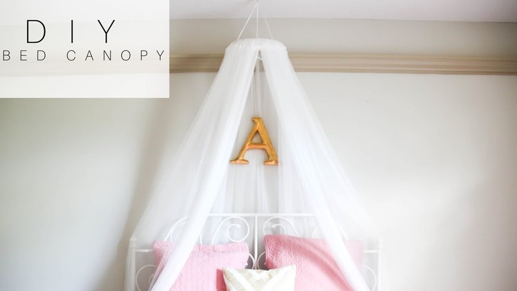DIY Bed Canopy for Under $10