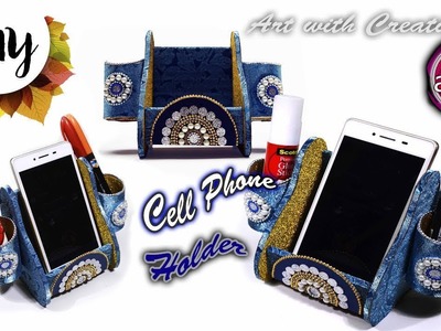 DIY : Cell phone Holder | Marble cell Phone holder inspired |  Art with Creativity 244