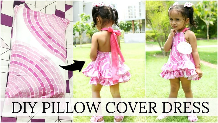 DIY Dress from Pillow Cover - Kid Outfits, Fashion Ideas, Step By Step | ShrutiArjunAnand