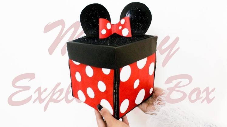 DIY : Exploding Box | Mickey Mouse Theme | Card Ideas | Best Card for Birthday or