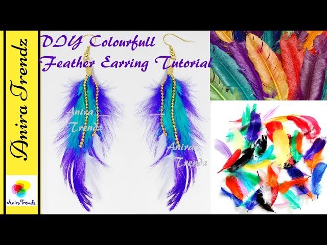 DIY Feather Earring in Just 2 Mins | Jewel making with my Little Son