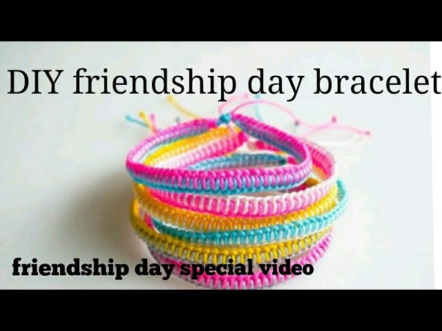 DIY friendship bracelets Easy and cute  band at home