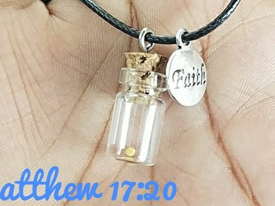 DIY Gift Idea: Faith as a Mustard Seed Necklace!!