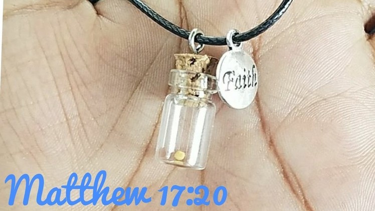 DIY Gift Idea: Faith as a Mustard Seed Necklace!!