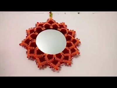 DIY Macrame Mirror