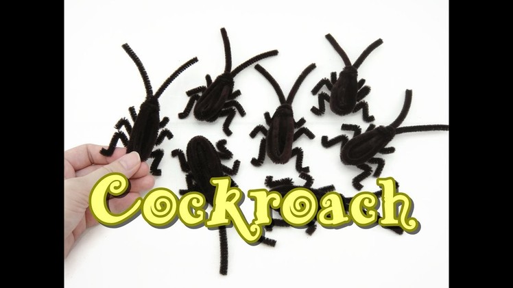 DIY Pipe Cleaner How To - Cockroach