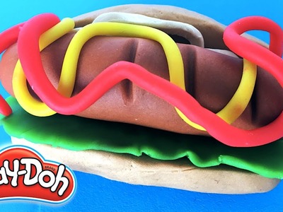 DIY Play-Doh Learn Make Hotdog ???? & Pororo Automatic Domino Toy Soda