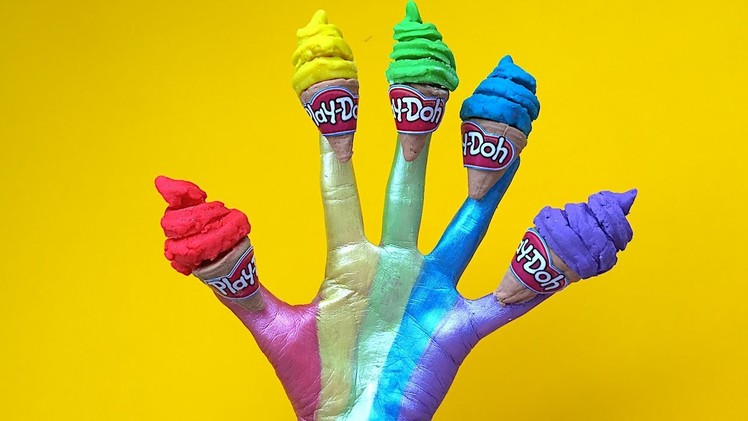 DIY Play-Doh Learn Make ???? Rainbow Palm???????? Finger Painting Ice Cream???? Toy Soda