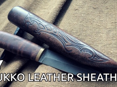 DIY puukko leather sheath