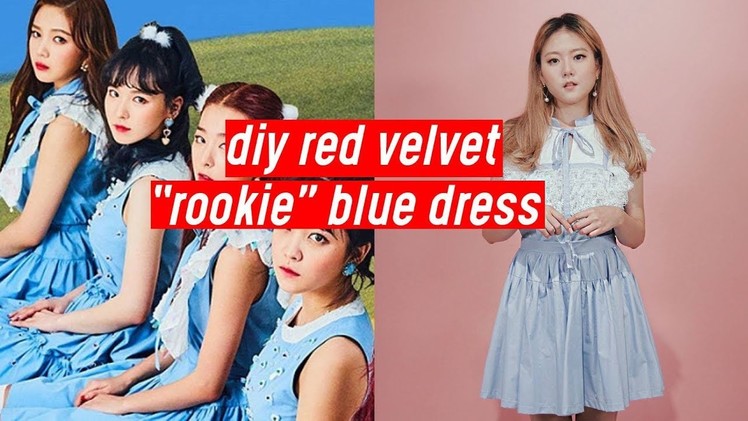 DIY Red Velvet “Rookie” Blue Lace Dress | DIY K-POP Closet #6