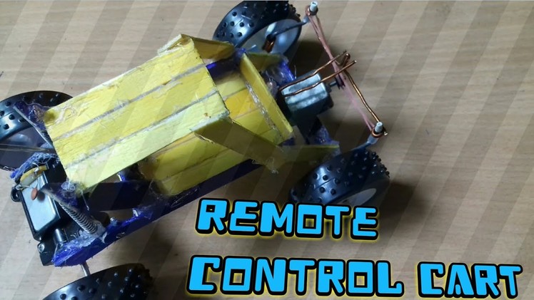 DIY REMOTE CONTROL CART