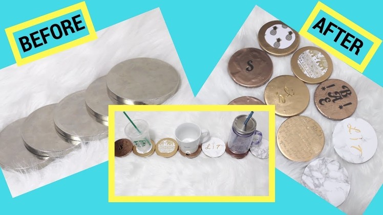 DIY | Reuse Your Bath & Body Candle Lids (Coasters & More)