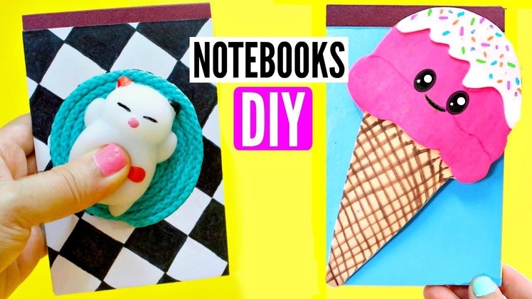DIY SCHOOL SUPPLIES for Back to School 2017 | NOTEBOOKS Easy & Cute