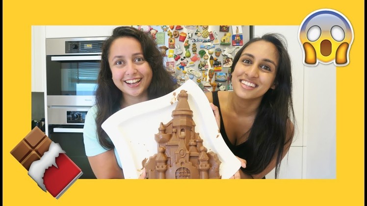 DIY Solid Chocolate Disney Castle!