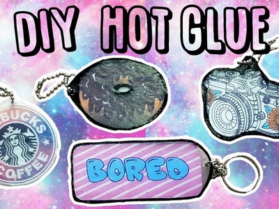 DIY Tumblr Hot Glue Keychains