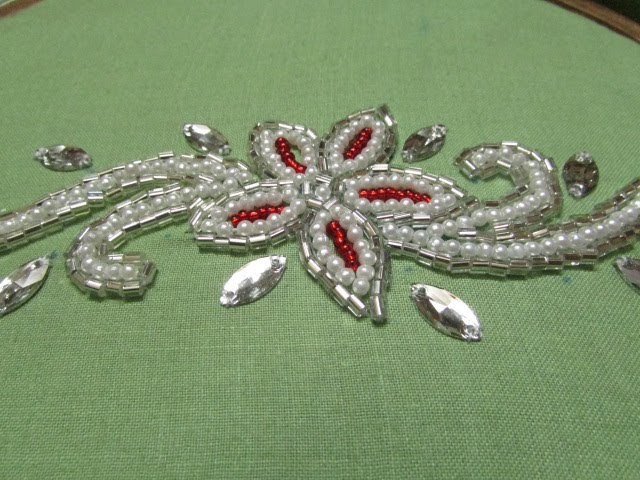 Hand Embroidery  Beads Work