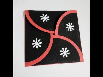 Handmade card ideas to make flower envelope card