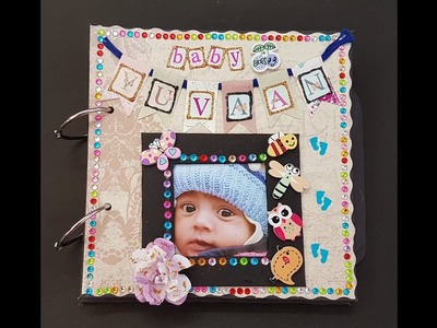 Handmade Mini Album for Baby Boy from DIY Diareis - Colour Splash