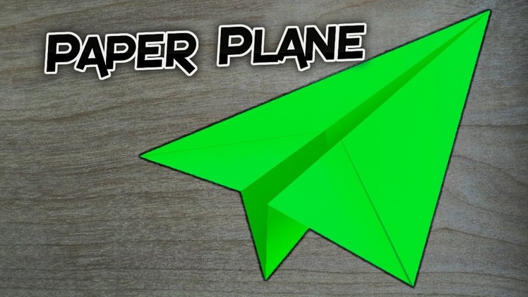How To Make a Cool Paper Airplane Origami For Kids||Easy Origami Paper Airplane That Flies||RxFact