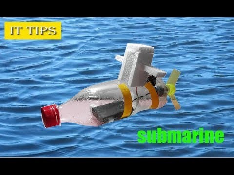 How to make a mini submarine with dc motor at home Diy Toy 2017