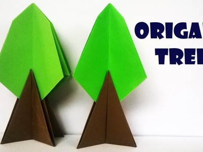 How to make a paper tree | Origami tree instruction